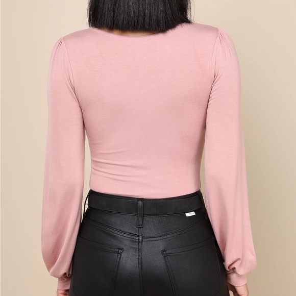 Bundle of 3 Kaylene V-Neck Balloon Sleeve Bodysuits - Picture 5 of 15